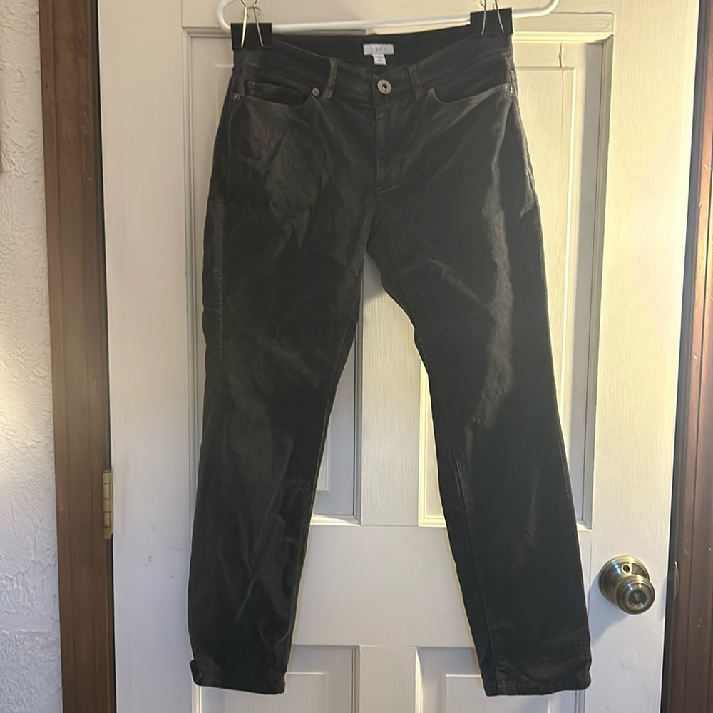 J Jill Gray Velveteen Pants 0 Petite